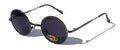 Kids Children Size Hippie Round Circle Lens Lennon Metal Sunglasses (Age 3-12)