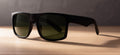 Large Men's Sunglasses with Glass Lens Wide Fitment 147mm