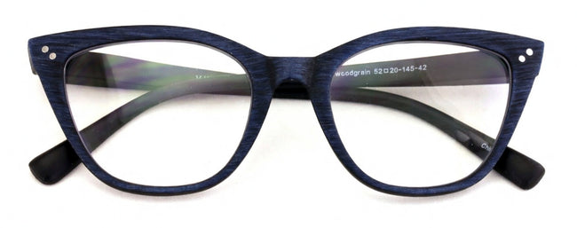 Progressive Multifocus Cat-eye Reading Glasses – Tri-Focal Clear Reader - Wood G