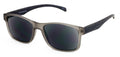 Men Modern Rectangular Tinted Reading SunGlasses - Wood Grain Temple Print UV