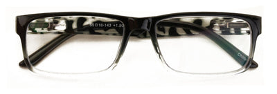 Modern Rectangular Progressive Reader - Clear On Top Reading Glasses - AR Coatin