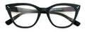 Progressive Multifocus Cat-eye Reading Glasses – Tri-Focal Clear Reader - Wood G