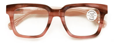 Large Oversized Progressive Clear Bifocal Reading glasses - Clear on Top No Line