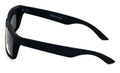 Men Matte Black Soft Polarized Sunglasses Rectangular UV400 Protection Biker