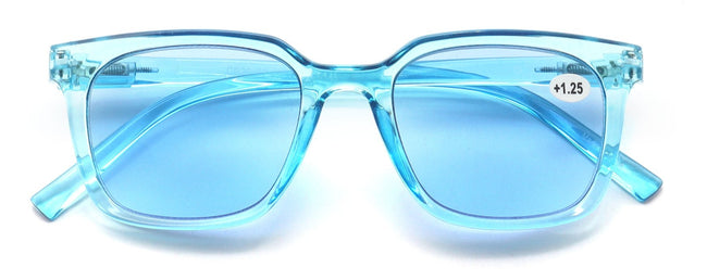 Fun Color Fully Tinted Reading Glasses - UV Protection Sunglasses Reader CR26