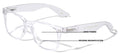 Progressive Reading Glasses - No Line or Bubble - Clear on Top Bifocals Reader