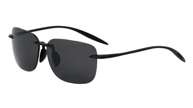 Polarized 150mm Wide Fitment Rimless Rectangle Sunglasses Men Ultralight TR90