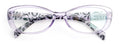 Women Leopard Print Translucent Progressive Reading Glasses - Zero Power On Top