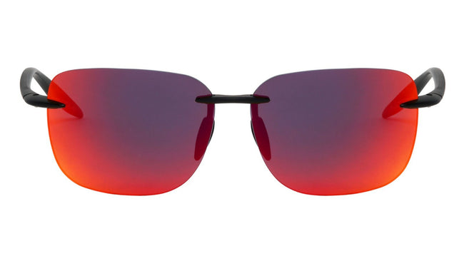 Polarized 150mm Wide Fitment Rimless Rectangle Sunglasses Men Ultralight TR90