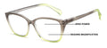 Women Translucent Progressive Reading Glasses - Clear Zero Power On Top Reader