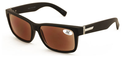 Large Men Tinted Square Reading Sunglasses - UV400 Protection Full Lens Reader