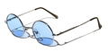 Kids Children Size Hippie Round Circle Lens Lennon Metal Sunglasses (Age 3-12)