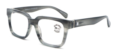 Large Square Oversized Anti Blue Blocker Reading Glasses - UV Protection Clear