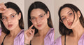 6 Pairs Women Fashion Reading Glasses - Lightweight Clear Lens Reader Torto 7018 - Vision World