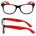 2 Pairs Transparent Neon Classic clear frame reading glasses unisex readers lot