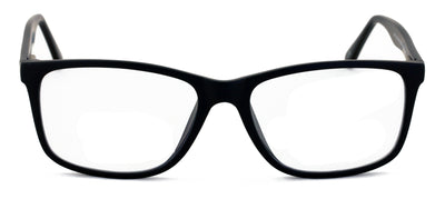 Men XL wide reading glasses clear lens optical reader Anti Blue Blocker UV 150mm