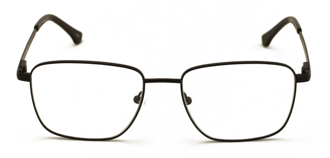 Men Full Titanium Large Wide Reading Glasses - Clear Lens Optical Frame Reader - Vision World