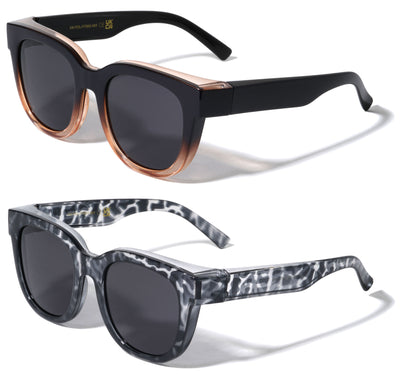 2 Pairs Women Round Polarized Fit Over Fitover Sunglasses Anti-Glare UV