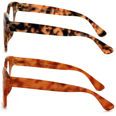 2 Pairs Glasses Blue Light Blocking, UV Computer Readers Reading Bold Eye Clear