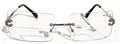 Men Metal Rimless Anti-Blue Blocker BIFOCAL Reading Glasses - Rectangular Reader