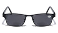 BIFOCAL Men Sunglasses Reading Glasses - Metal Extra Large Reader - 152mm Wide