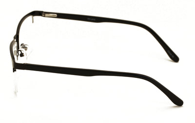 Men Premium Optical Frame Wide Large Head Reading Glasses Half Rim Metal 149MM