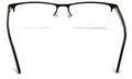 Men Premium Optical Frame Wide Large Head Reading Glasses Half Rim Metal 149MM