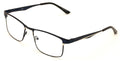 New Men Rectangular Metal Non-prescription Glasses Clear Lens Eyeglasses Frame - Vision World