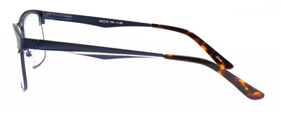 Men Large Metal Clear Progressive Reading Glasses Zero Power On Top - No Bubble