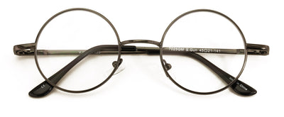 Progressive No Line Multifocus Round Metal Reading Glasses – Tri-Focal Reader fo