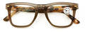 Men Square Blue Blocker Reading Glasses - AR Coating - Anti-Scratch Clear Reader