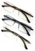 3 Pairs Men’s Lightweight Blue Light Blocking Reading Glasses – Rimless Rectangl