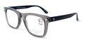 Men Square Blue Blocker Reading Glasses - AR Coating - Anti-Scratch Clear Reader