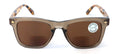 Men Square Bifocal Reading Sunglasses - UV Protection Comfortable Fashion Reader