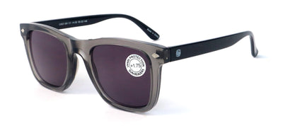 Men Square Tinted Reading Glasses - Fully Magnified Lens Reader - UV Protection