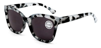 Women Large Oversized Reading Sunglasses – UV Protection Tinted Full Lens Wide