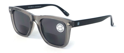 Men Square Bifocal Reading Sunglasses - UV Protection Comfortable Fashion Reader