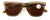 Men Square Tinted Reading Glasses - Fully Magnified Lens Reader - UV Protection