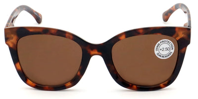 Women Large Oversized Reading Sunglasses – UV Protection Tinted Full Lens Wide