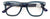 Men Square Blue Blocker Reading Glasses - AR Coating - Anti-Scratch Clear Reader