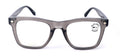 Men Square Blue Blocker Reading Glasses - AR Coating - Anti-Scratch Clear Reader