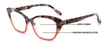 Women Cateye Progressive Clear Bifocal Reading glasses - No Line or Bubble - Zer