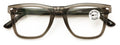 Men Square Blue Blocker Reading Glasses - AR Coating - Anti-Scratch Clear Reader