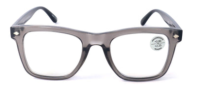Men Progressive Bifocal Reading Glasses – No Line - Clear Zero Power On Top Read