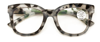 Women Large Oversized Progressive Clear Bifocal Reading glasses - No Line or Bub