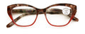 Women Cateye Progressive Clear Bifocal Reading glasses - No Line or Bubble - Zer