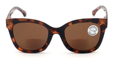 Women Large Oversized Bifocal Reading Sunglasses – UV Protection Tinted Reader