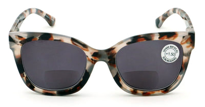 Women Large Oversized Bifocal Reading Sunglasses – UV Protection Tinted Reader