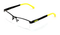 Men Rectangular Non-prescription Glasses Frame Clear Lens Rx'able Eyeglasses TR9