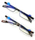 2 Pairs Featherweight Slim Half Rim Memory Flex Reading Glasses With Anti-Blue R - Vision World